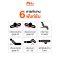 เตียงพยาบาลมือหมุน 4 ไกร์ 6 ฟังก์ชัน รุ่น JDH03