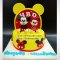 Mickey Minnie Fondant Cake