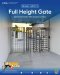 ประตูหมุน Full Height Gate Turnstile G537-2 Semi-Automatic