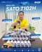 SATO T102H - High-Quality Wax Ribbon from Japan
