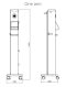 Philips UV-C Disinfection Trolley 1 arm