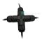 EW-M20X screw locked X shape 2Pin 3Pin wire waterproof connector