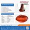ซีลยางซิลิโคนสีแดงอิฐหน้าตัดพิเศษ 9.3x15mm