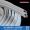 Grey Silicone Rubber Seal Width 37 x Height 14 mm