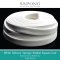 White silicone rubber sponge 10 x 40 mm