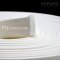 White silicone rubber sponge 10 x 40 mm