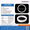 Silicone Rubber Gasket ID.95 xOD.108.5 mm