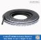 EPDM Sponge Rubber D-Hollow Self-Adhesive Tape 14x12mm