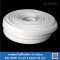 White Silicone Sponge Rubber D-Hollow 16x25 mm