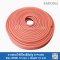 Firebrick Silicone Sponge Rubber D-Profile12x12 mm