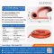ยางฟองน้ำซิลิโคนสีส้มอิฐ P-Profile 30x12mm