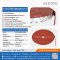 Firebrick Silicone Sponge Rubber-Self-Adhesive Tape 3.5x25mm