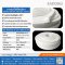 White Silicone Sponge Rubber 11x13mm