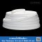 White silicone sponge rubber 12.5x25 mm