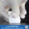 White Silicone Sponge Rubber 30x30mm