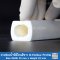 White Silicone Sponge Rubber D-Hollow Profile 23x23mm
