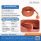 Red Silicone Rubber Sponge 6x25.40  mm