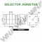 Selector AMMeter (AK001-S) 48x60mm.