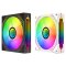 FAN CASE 120mm JUNGLE LEOPARD BLOCK FAN ARGB+PWM (WHITE)