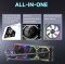 Jungle Leopard Pro Flow 360 ARGB All-In-One หน้าจอ LCD AIO LIQUID COOLE หม้อน้ําระบายความร้อน 5V3PIN ARGB  พัดลม CPU Liquid Cooler