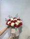 [Artificial] Red White Tone FlowerBox