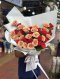 40 Cappucino Red Roses