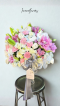 Pink Lillies Mix Vase