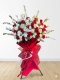 Floral Standee Red Tone สแตนด์ดอกไม้แสดงความยินดี