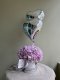 Pink Hydrangea Flower Box + Balloon