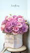 Mix Pink/Purple Flower Box (L)