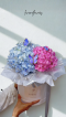 Multicolor Hydrangea Flower Box