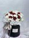 Lisanthus and Rose Flower Box - M