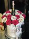 20 Majenta Coffee Rose FlowerBox