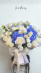 Luxurious Blue Flower Vase - Perfect for Gifting
