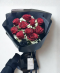 10 Red Roses With Extra Baby Breath