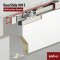 DoorSlide 9015 อุปกรณ์บานเลื่อนประตู รับน้ำหนัก 60 กก. ระบบปิด Soft Close 2 ทิศทาง