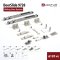 DoorSlide 9720 อุปกรณ์บานเลื่อนประตู รับน้ำหนัก 120 กก. ระบบปิด Soft Close 2 ทิศทาง