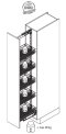 ชุดตู้สูง VS TAL® Larder สำหรับตู้สูง 1,450-1,700 มม.