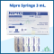 Nipro Syringe 3 mL.