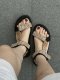SANDALS “BROWN BALI"