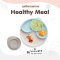 ชุดทานอาหารออร์แกนิค Miniware Healthy Meal Set มาพร้อมซิลิโคนหลุม 3 ช่อง