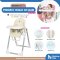 Primo High Chair Cushion + Mobile + 3D Net ( Full Set ) เก้าอี้ทานข้าวอเนกประสงค์สำหรับเด็ก