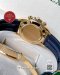 Rolex Daytona 116518ln Yellow Gold Oysterflex Black Diamond 40 mm.(New Dial) 