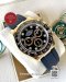Rolex Daytona 116518ln Yellow Gold Oysterflex Black Diamond 40 mm.(New Dial) 