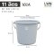 Plastic Bucket with Handle [available sizes: 8.5 L, 11 L]