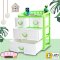 LWNLife's CANDY Small Plastic Storage 4 Drawers