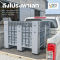 ลังโปร่งพาเลท พาเลทบ็อกซ์ ตะกร้าพาเลท 100x120x79 cm ผลิต HDPE