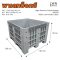 KK-888 Solid Plastic Pallet Box [100x120x79 cm] with Lid