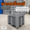 KK-888 Solid Plastic Pallet Box [100x120x79 cm] with Lid