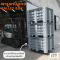 KK-888 Solid Plastic Pallet Box [100x120x79 cm] with Lid
